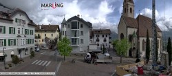 Archived image Webcam Marling - Piazza Chiesa 09:00