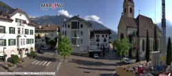 Archived image Webcam Marling - Piazza Chiesa 07:00