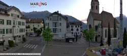 Archiv Foto Webcam Pfarrkirche Maria Himmelfahrt Marling 05:00