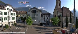 Archived image Webcam Marling - Piazza Chiesa 07:00