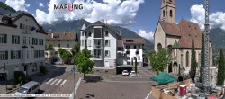 Archiv Foto Webcam Pfarrkirche Maria Himmelfahrt Marling 13:00