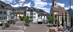 Archived image Webcam Marling - Piazza Chiesa 11:00
