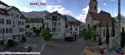 Archiv Foto Webcam Pfarrkirche Maria Himmelfahrt Marling 17:00