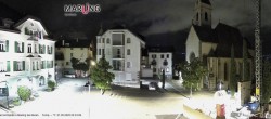 Archived image Webcam Marling - Piazza Chiesa 03:00