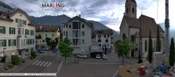 Archived image Webcam Marling - Piazza Chiesa 06:00
