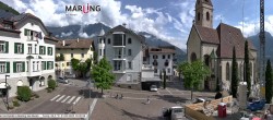 Archived image Webcam Marling - Piazza Chiesa 09:00