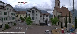Archived image Webcam Marling - Piazza Chiesa 13:00