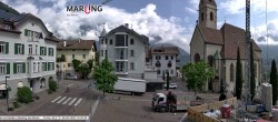 Archived image Webcam Marling - Piazza Chiesa 09:00
