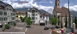 Archived image Webcam Marling - Piazza Chiesa 11:00