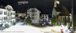 Archived image Webcam Marling - Piazza Chiesa 21:00