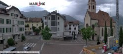 Archived image Webcam Marling - Piazza Chiesa 17:00