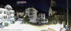 Archived image Webcam Marling - Piazza Chiesa 03:00