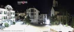 Archived image Webcam Marling - Piazza Chiesa 23:00