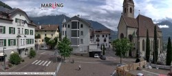 Archived image Webcam Marling - Piazza Chiesa 09:00