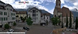 Archived image Webcam Marling - Piazza Chiesa 13:00