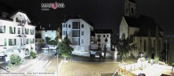 Archived image Webcam Marling - Piazza Chiesa 01:00