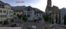 Archived image Webcam Marling - Piazza Chiesa 05:00