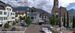Archived image Webcam Marling - Piazza Chiesa 09:00