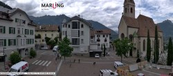 Archived image Webcam Marling - Piazza Chiesa 15:00