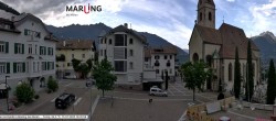 Archived image Webcam Marling - Piazza Chiesa 17:00