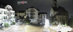 Archived image Webcam Marling - Piazza Chiesa 03:00