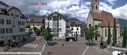 Archiv Foto Webcam Pfarrkirche Maria Himmelfahrt Marling 13:00