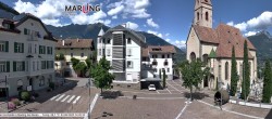 Archiv Foto Webcam Pfarrkirche Maria Himmelfahrt Marling 13:00