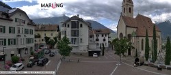Archived image Webcam Marling - Piazza Chiesa 15:00