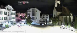 Archived image Webcam Marling - Piazza Chiesa 21:00