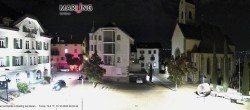 Archived image Webcam Marling - Piazza Chiesa 23:00
