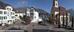 Archived image Webcam Marling - Piazza Chiesa 09:00