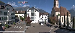 Archived image Webcam Marling - Piazza Chiesa 11:00