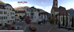 Archived image Webcam Marling - Piazza Chiesa 07:00