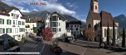 Archived image Webcam Marling - Piazza Chiesa 07:00