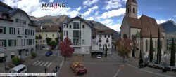 Archived image Webcam Marling - Piazza Chiesa 11:00