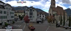 Archived image Webcam Marling - Piazza Chiesa 13:00