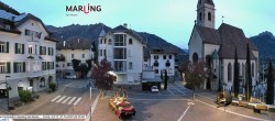 Archived image Webcam Marling - Piazza Chiesa 13:00