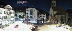 Archived image Webcam Marling - Piazza Chiesa 23:00