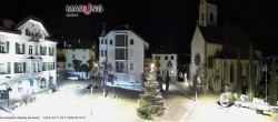 Archived image Webcam Marling - Piazza Chiesa 21:00