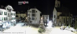 Archived image Webcam Marling - Piazza Chiesa 22:00