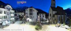 Archived image Webcam Marling - Piazza Chiesa 00:00