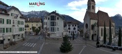 Archived image Webcam Marling - Piazza Chiesa 01:00