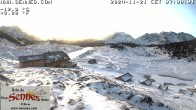 Archiv Foto Webcam Sennes Hütte im Naturpark Fanes-Sennes-Prags 06:00