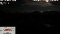 Archiv Foto Webcam Sennes Hütte im Naturpark Fanes-Sennes-Prags 23:00