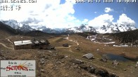 Archiv Foto Webcam Sennes Hütte im Naturpark Fanes-Sennes-Prags 09:00
