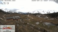 Archiv Foto Webcam Sennes Hütte im Naturpark Fanes-Sennes-Prags 13:00