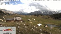 Archiv Foto Webcam Sennes Hütte im Naturpark Fanes-Sennes-Prags 13:00