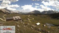 Archiv Foto Webcam Sennes Hütte im Naturpark Fanes-Sennes-Prags 13:00