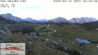 Archiv Foto Webcam Sennes Hütte im Naturpark Fanes-Sennes-Prags 05:00