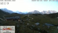 Archiv Foto Webcam Sennes Hütte im Naturpark Fanes-Sennes-Prags 03:00